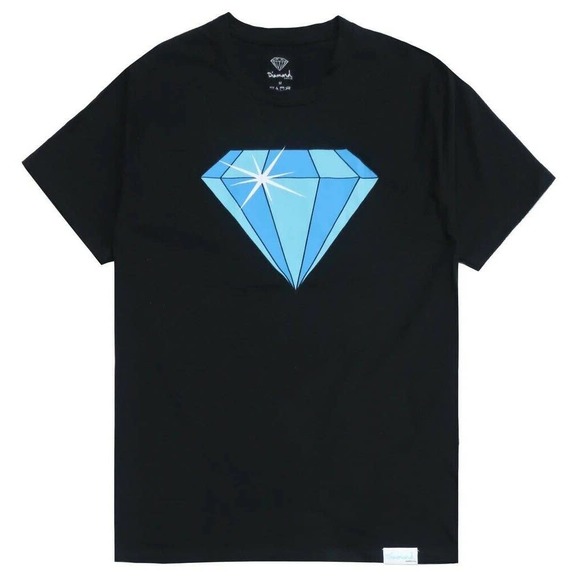 Diamond Supply Co. Men's Logo Graphic Crew Neck Tee T-Shirt - Vector Diamond - Picture 1 of 1